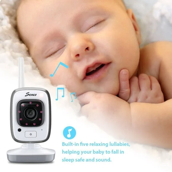 Seneo Video Baby Monitor, Wireless Baby Monitor Camera With Remote Home Monitori